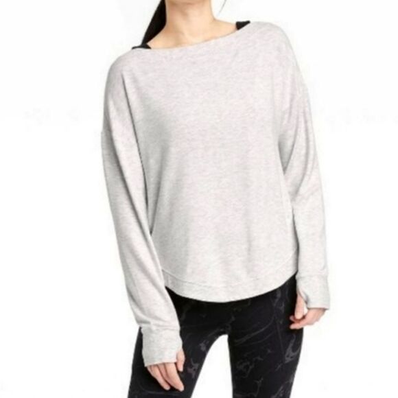 all in motion Tops - All in Motion - Grey Modal Sweatshirt